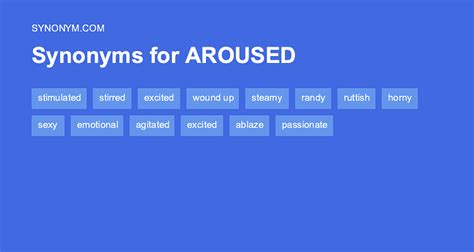 aroused synonyms